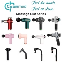 Pistolet de massage à écran tactile LCD, super silencieux, toucher doux, récupération des tissus profonds, pistolet fascia, soins de bien-être, masseur musculaire électrique