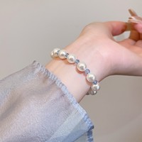Bracelet élastique en perles de cristal de qualité supérieure pour femmes, avec un style rétro, idéal pour les cadeaux d'amitié