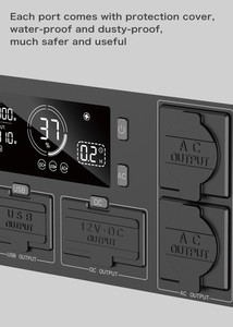 Solar Power Supply 3000W <b>Rechargeable</b> Energy Storage <b>Battery</b> Bank Smart Home UPS Portable Station T30 Solarni Generator Station - Product Image 6