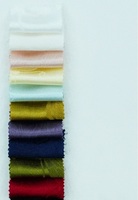 Tissu satiné jacquard froissé en polyester et élasthanne, aspect acétate, pour robes, kimonos, peignoirs, ensembles de créateurs