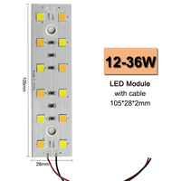 70*28mm Nouveau Design 5050 LED SND Puce 8pcs 8W - 24W DC 12V PCBA LED Module pour Camping pour Voiture Lumière