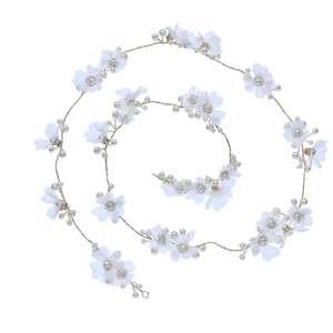 Bandeau en cristal pour femmes, accessoires de cheveux, serre-tête de vigne strass, fleur, accessoires pour mariage, 2020 - Product Image 2