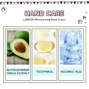 LAIKOU Crème pour les mains naturelle et biologique coréenne 50G, hydratante et blanchissante, vente chaude, marque privée - Product Image 4