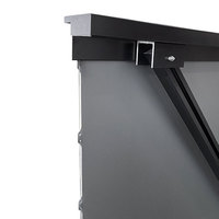Écran de projection motorisé portable à tensionnement au sol, blanc mat, rapport 16:9, diagonale 100 pouces