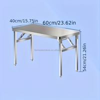 Paslanmaz Çelik Katlanabilir Su Geçirmez Masa Taşıması Kolay Modern Tasarım Dış Mekan Kamp Mobilyası