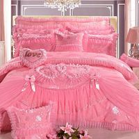 Ensemble de literie de luxe, couette en coton, taille king, drap de lit, ensembles de literie en gros