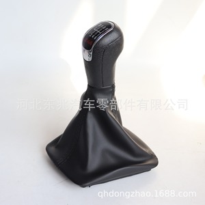 Skoda Gear <b>Shift</b> <b>Knob</b> Leather Cover 6 Speed 4x4 Ergonomic Design For Skoda Vehicles - Product Image 5