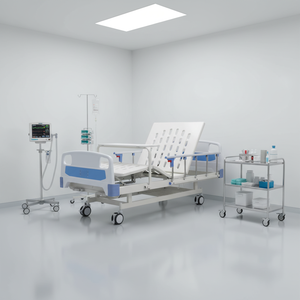 LC-S202 이중 기능 수동 병원 침대 인기 판매 도매 의료 간호 침대 수동 이중 기능 의료 환자 침대 - Product Image 6