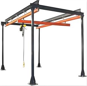 Directly Manufacturer KBK Track 0.5ton 1ton 2ton Overhead <strong>Crane</strong> Light Duty Bridge <strong>Cranes</strong>