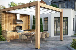 Unités Grilles <span class=keywords><strong>Barbecue</strong></span> Armoire Acier Modulaire Ensemble De Luxe Camping Four Appareils Jardin Île Cadre Cuisine Extérieure Bbq - Product Image 4