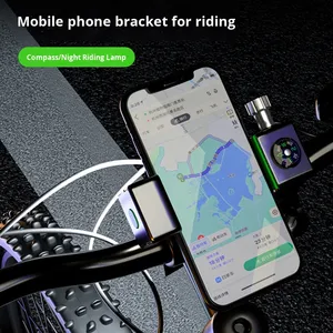 Оригинальный патентный пластиковый держатель для телефона на электровелосипед с подсветкой и защитой от падений - Product Image 5