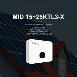 Growatt Mid 15KTL3-X 3.3KW Drie Fase Solar Power Inverter