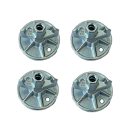 Écrou à oreilles en acier de style industriel personnalisé et plaque combinée coffrage système de tirants coffrage en béton de construction forgé
