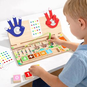 Jeu de Calcul pour Enfants : Comptage, Addition et Soustraction – Jouet en Bois avec Perles Magnétiques pour Tri et Association, Idéal pour Garçons et Filles - Product Image 3