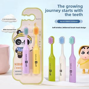 Brosse à dents à grande tête, brosse à dents à poils souples jumbo pour enfants, maison et voyage, brosse à dents pour enfants étudiants, brosse pour bébé - Product Image 5