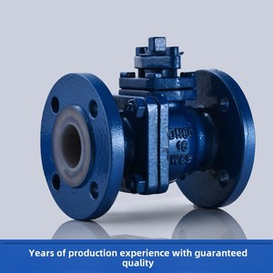 Vanne à boisseau sphérique OEM Q41F 46-16C en acier moulé, manuelle, personnalisable, à raccordement par bride, en PTFE fluoré, résistante à la corrosion et aux produits chimiques - Product Image 4