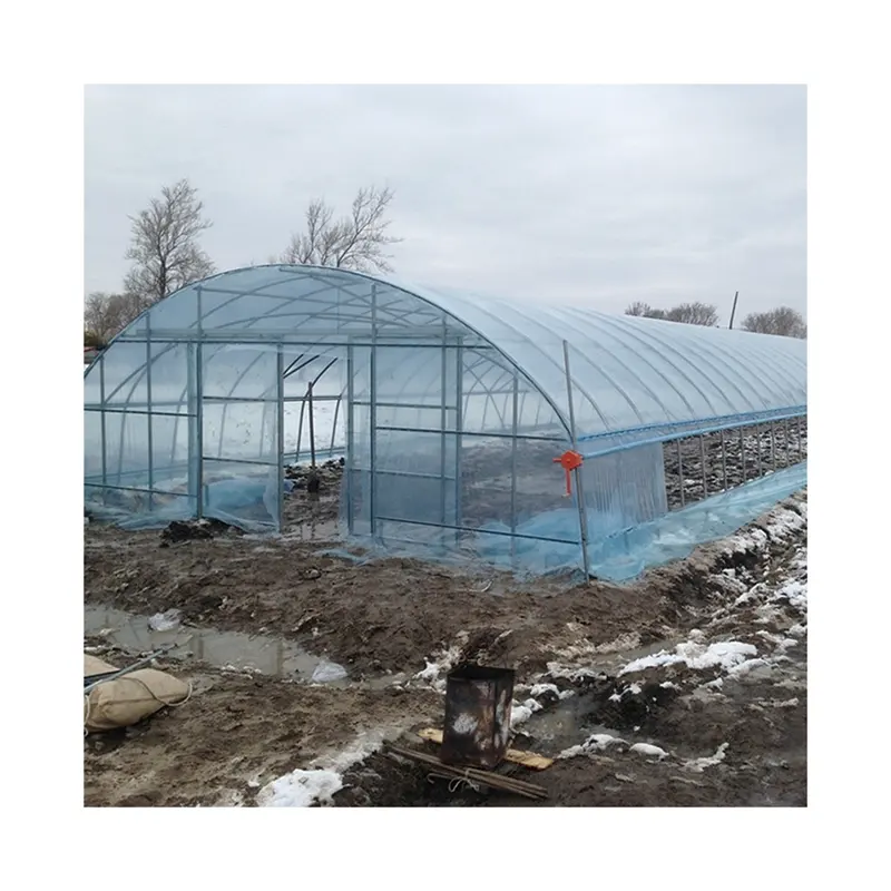 New Products Ultraviolet-Proof Farming Plastic Po Agriculture Double Film Greenhouse