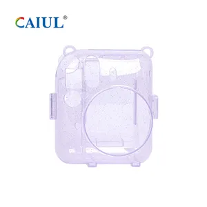Instant Camera Glitter Protective Case Crystal Clear Case For Fujifilm Instax Mini 12/11/7/9/40/90/evo Camera
