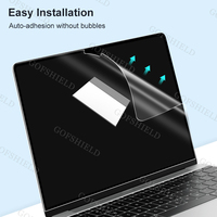 Film de protection d'écran PET OEM pour MacBook Air Pro, anti-reflet, 97,8 % de transparence élevée, filtre anti-éblouissement, personnalisé pour ordinateur portable