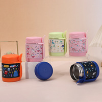 Gobelet isotherme en acier inoxydable à double paroi anti-fuite de 300 ml pour garçons et filles, pot à soupe isolé, récipient de stockage alimentaire