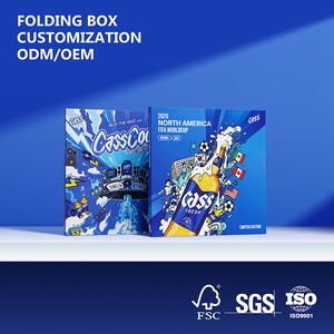 Boîte en carton rigide personnalisée en matériaux recyclés écologiques pour couverture d'album, <span class=keywords><strong>DVD</strong></span>, CD, disques pour bébés, avec doublure en mousse, pelliculage mat et gaufrage - Product Image 5