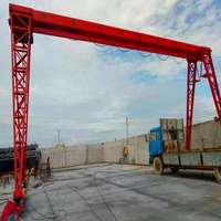 Grue à portique robuste pour le levage de conteneurs portuaires et maritimes, pour une utilisation industrielle en extérieur, manutention efficace des matériaux