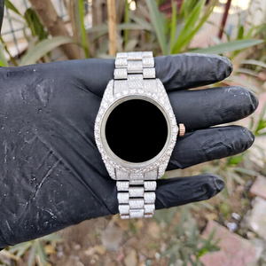 Reloj Mecánico Automático de Acero Inoxidable para Hombre, de Lujo y Alta Calidad, con Diamantes Moissanite, Caja Cuadrada, Estilo Vintage, NYC DIAMOND EMPIRE - Product Image 1