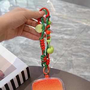 Love Heart <b>Lanyard</b> Hanging Rope Phone Camera Patch Cord Hands Free Braided Durable Nylon Anti-lost Wrist Strap - Product Image 2
