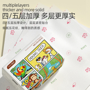 เจนูโอ แอนิมอล พาราไดซ์กระดาษเช็ดหน้า 330 แผ่น กระดาษเช็ดปากแบบหนา 5 ชั้นสำหรับใช้ในบ้าน - Product Image 3