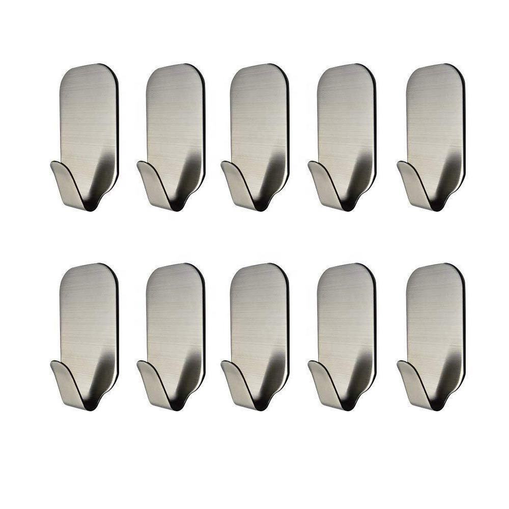 Stainless Steel Adhesive Wall Hanger Self Adhesive Hooks