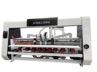Plieuse-colleuse automatique électrique avec colle thermofusible et moteur pour emballages en carton ondulé