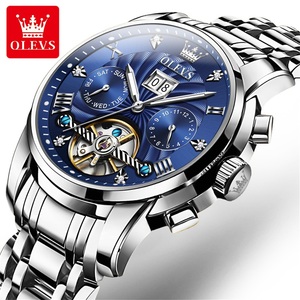 OLEVS 9910 donne di lusso guardare alla moda diamanti <span class=keywords><strong>orologi</strong></span> <span class=keywords><strong>femminili</strong></span> orologio meccanico automatico impermeabile alla moda orologio da donna - Product Image 4