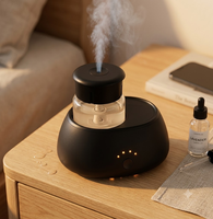 Diffuseur de parfum pour voiture, diffuseur solaire, fonction de minuterie automatique, diffuseur d'arômes, batterie au lithium rechargeable pour véhicule