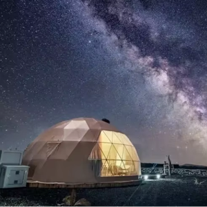 Nhà lều mái vòm hình bán cầu <span class=keywords><strong>PC</strong></span> Glamping mùa đông chống gió tuyết, nhà sản xuất OEM ODM XZ tùy chỉnh - Product Image 1