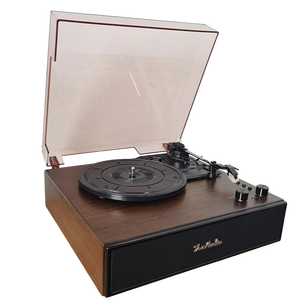 Bán Chạy Nhất Tonaudio Óc Chó Vinyl Ghi Máy Nghe Nhạc Với Cho Bluetooth USB Cao Stereo Không Dây Cho Trang Chủ PC Trang Trí - Product Image 1