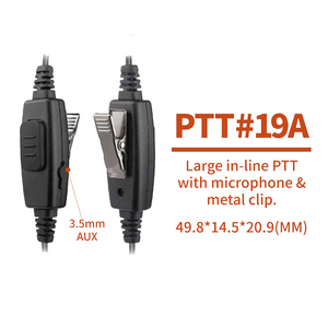 G-en forma de gancho de oreja del auricular táctico auriculares PTT del micrófono para Motorola DP3600/DP4401/XPR6500 Walkie Talkie <span class=keywords><strong>radio</strong></span> - Product Image 4