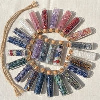 Lot de Pierres Roulées Naturelles de Quartz Rose et Citrine pour la Guérison, Éclats de Cristal pour la Décoration Intérieure, Coffret Cadeau Feng Shui