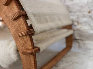 Lit en bois moderne fait main de luxe - Product Image 3