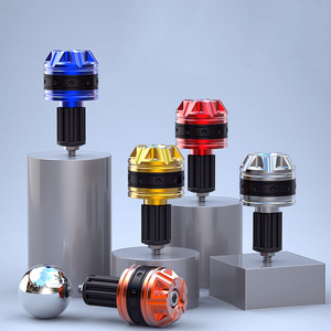 Manubrio Moto spina bilanciata CNC alluminio Moto manubrio manopole terminali cursore estremità per accessori Moto 16-18mm - Product Image 2