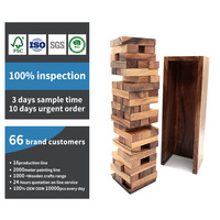 Blocs de construction en bois personnalisés, jeu d'empilage, décoration, cadeau de remise de diplôme pour les enfants, les couples et les groupes, artisanat en bois