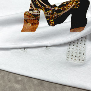 Maglietta estiva con stampa Streetwear t-Shirt personalizzata con strass <span class=keywords><strong>e</strong></span> senza maniche con grafica oversize canottiere da <span class=keywords><strong>uomo</strong></span> in cotone - Product Image 5