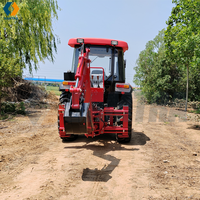 Landwirtschaftlicher Traktor-Heckbagger zum Fabrikpreis, PTO-Anbau-Heckbagger, Kompaktlader-Baggerausrüstung