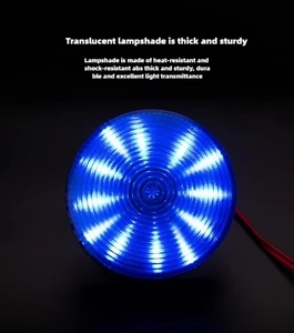 Nhỏ 220v24v LED tín hiệu ánh sáng báo động N-3071 nhấp nháy nhấp nháy LTE-5060 chỉ số đèn làm bằng nhựa - Product Image 3