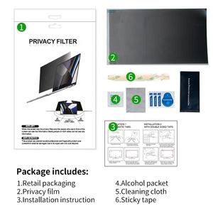 Filtre de protection d'écran de confidentialité de <span class=keywords><strong>taille</strong></span> personnalisée M3 en PET Film de protection de moniteur pour ordinateur portable Macbook Air 13 <span class=keywords><strong>pouces</strong></span> Vente en gros - Product Image 6