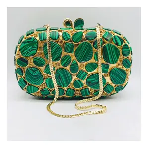 Timeless crystal bag Emerald hand made rhinestones bag 2020 classy crystal cluth purse