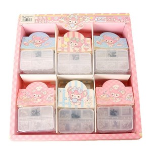 Pinkkoala Jewelry Organizer <b>Box</b> 6 Compartment Plastic Storage Case For <b>Earrings</b> And Accessories Women Student Use - Product Image 5