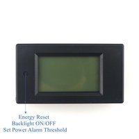 Ampèremètre Voltmètre Moniteur de Batterie DC 8-100V 0-100A avec Shunt 100A et Moniteur d'Énergie LCD pour Projets Solaires, VR et DIY