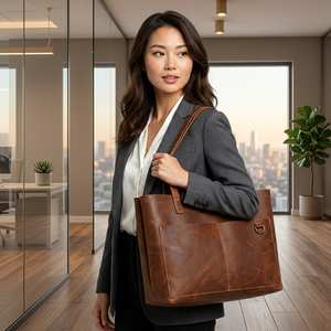 Sacs à main décontractés de luxe haut de gamme pour femmes, 100% cuir véritable original, fermeture éclair, doux, imperméable, respectueux de l'environnement, avec bandoulière - Product Image 1