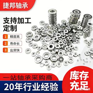 Rodamientos de Bolas de Ranura Profunda 603 604 605 606 607 608 609ZZ de Acero Cromado Métrico P0 de Una Hilera para Juguetes y Relojes - Product Image 2