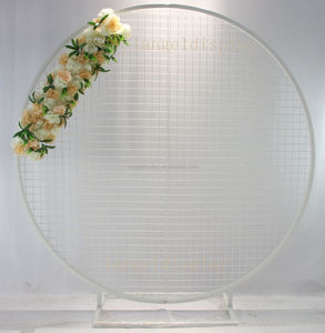 Iangel vendita calda maglia rotonda sfondo dello schermo <span class=keywords><strong>elegante</strong></span> <span class=keywords><strong>moderno</strong></span> decorazioni di nozze sfondo decorazione - Product Image 2